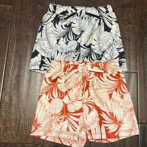 Great NWOT Old Navy Baby Boys Tropical Print Swim Trunk Bundle! Family matching!